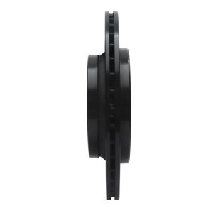 Volvo XC90 Brake Rotor (1) - Rear Left - R1 Concepts - Drilled & Slotted - Black - `03-`14